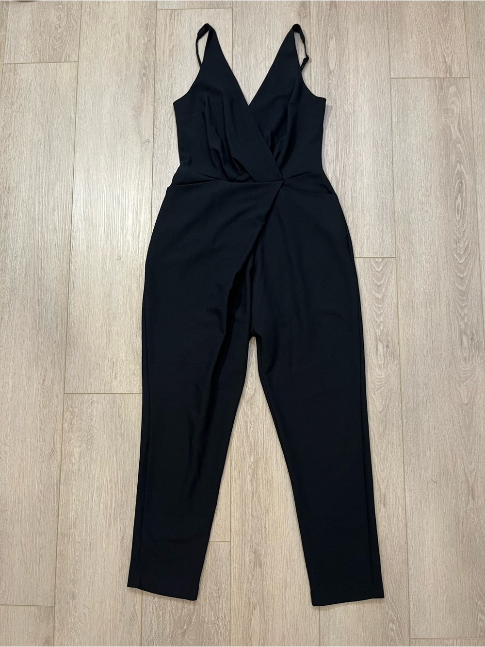 ASOS Black Sleeveless Crossover Jumpsuit - FREE SHIPPING on Bundles $95+